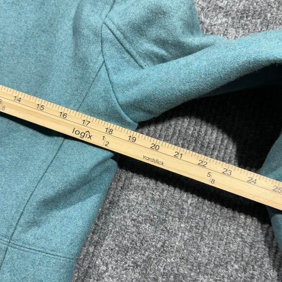 Gap Wool Blend Hooded Jacket Quilted Lining Women's Medium 19x26.5 - Picture 6 of 7